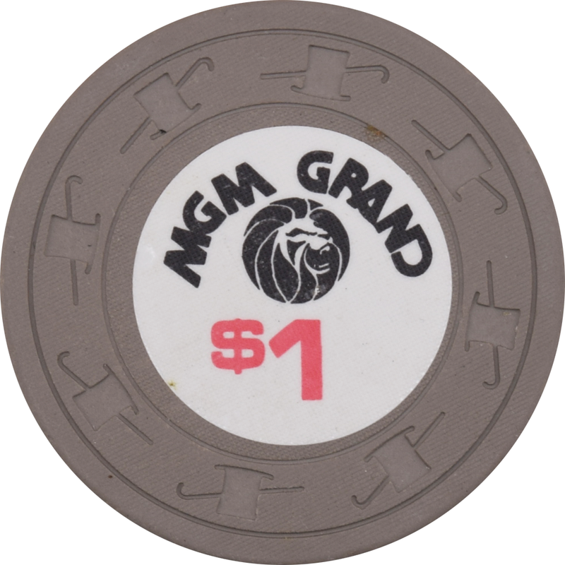 MGM Grand Casino Las Vegas Nevada $1 Chip 1978