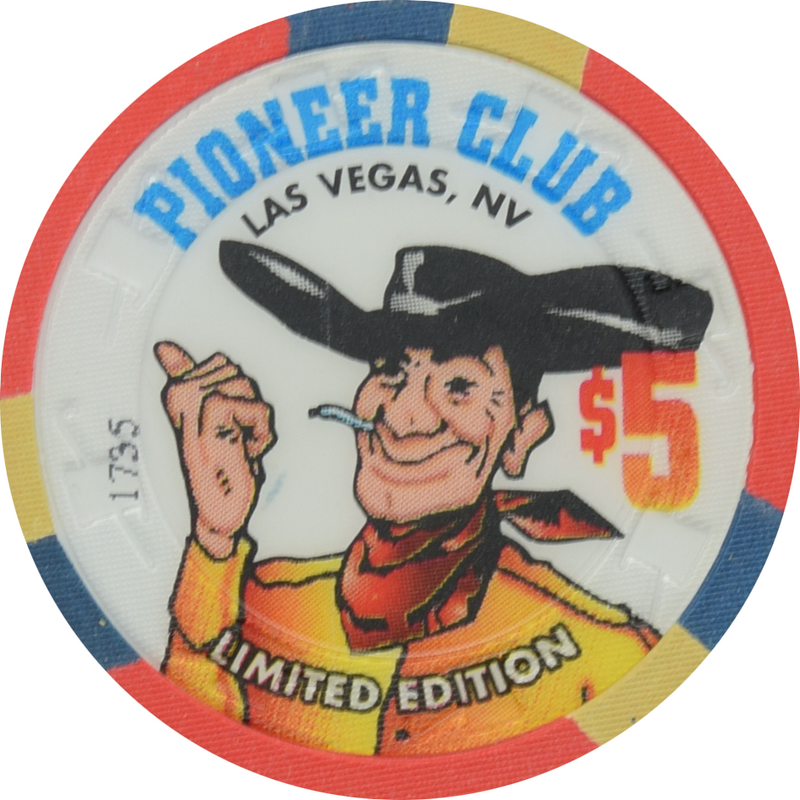 Pioneer Club Casino Las Vegas Nevada Discovering Silver Comstock Load 1859 Chip 1995