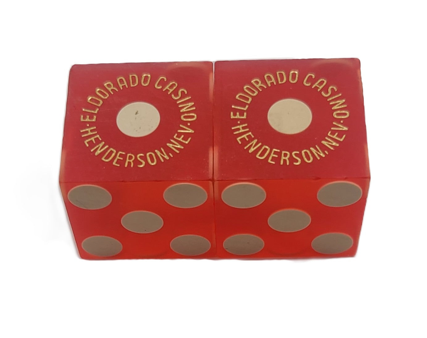 Eldorado Casino Henderson Nevada Pair of Red Dice