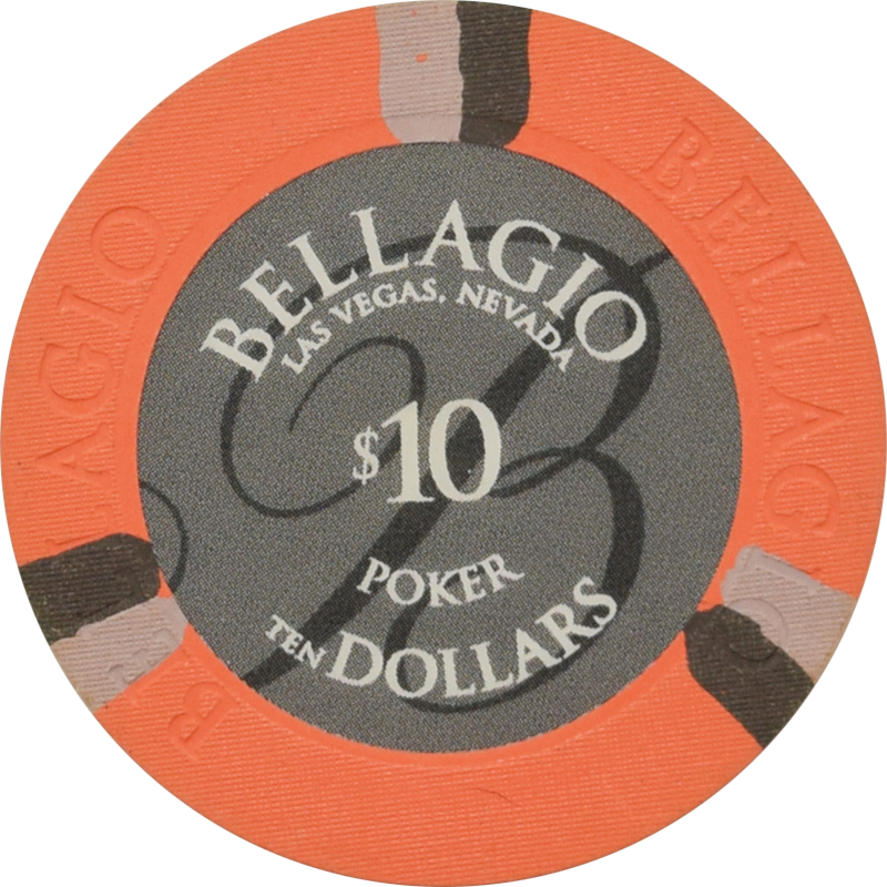 Bellagio Casino Las Vegas Nevada $10 Chip 2008