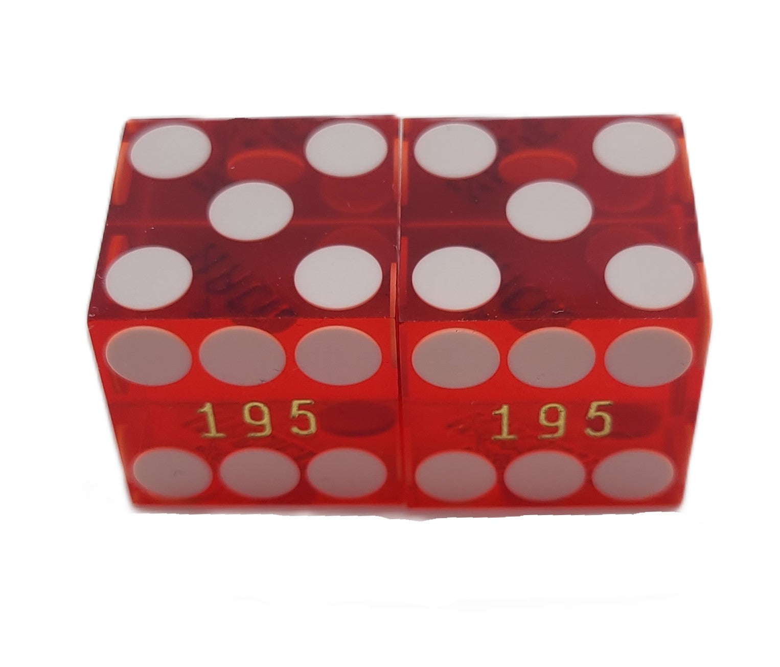 Hacienda Casino Las Vegas Nevada Pair of Dice Matching Number