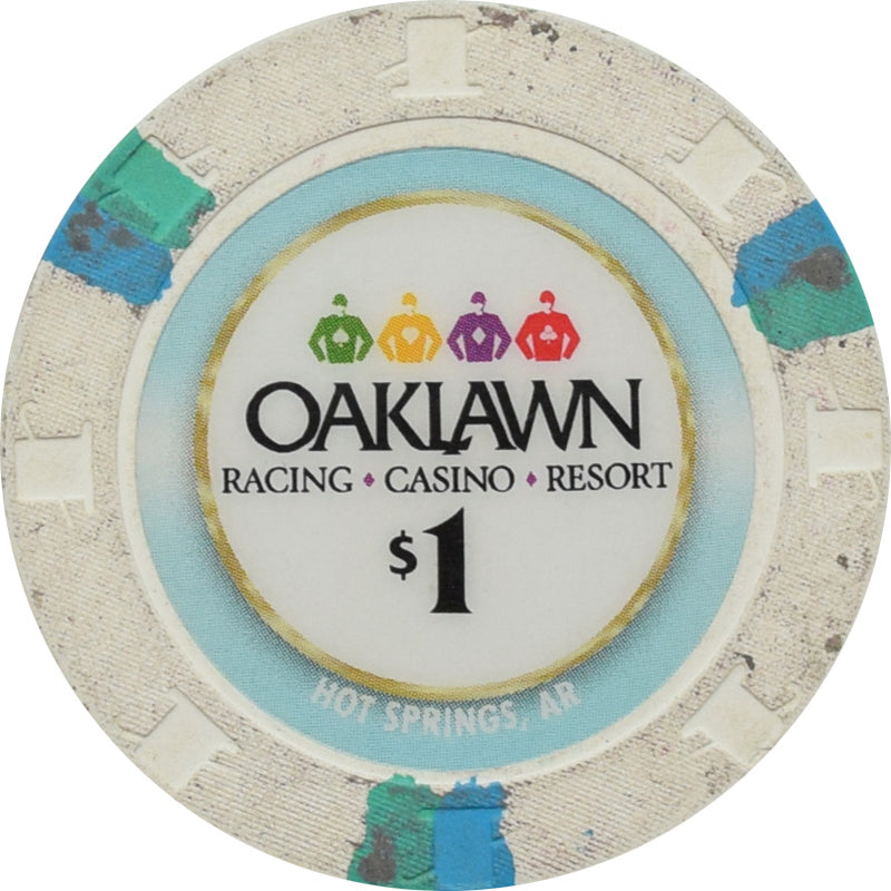 Oaklawn Racing & Gaming Casino Hot Springs Arkansas $1 Chip