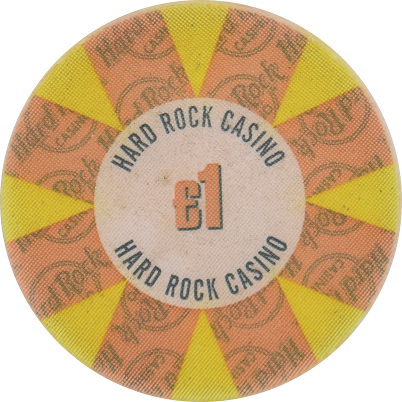 Hard Rock London Casino London United Kingdom UK £1 Chip