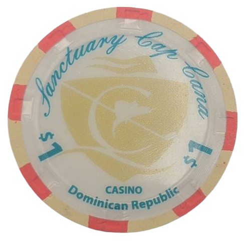 Sanctuary Cap Cana Casino Punta Cana Dominican Republic $1 Chip