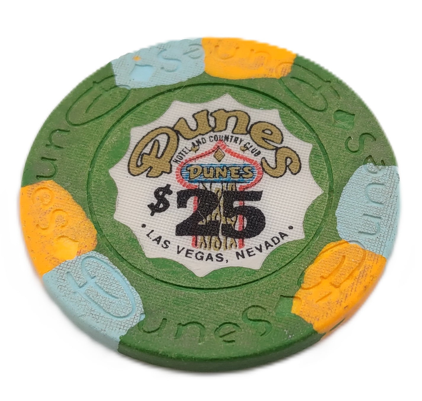 Dunes Casino Las Vegas Nevada $25 Chip 1983