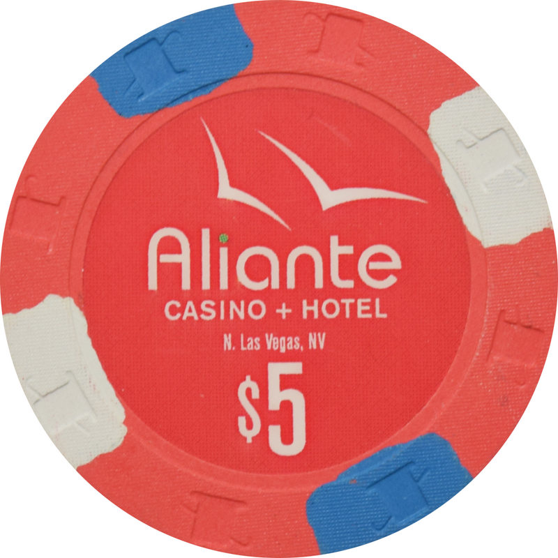 Aliante Casino + Hotel N. Las Vegas Nevada $5 Chip 2012
