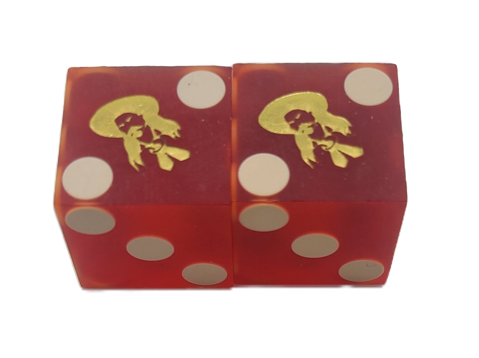 Arizona Charlies Casino Las Vegas Nevada Pair of Red Dice