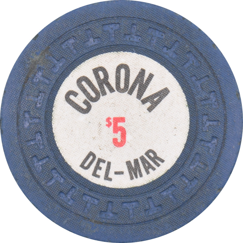 Corona Del Mar Casino Panama City Panama $5 Blue Chip