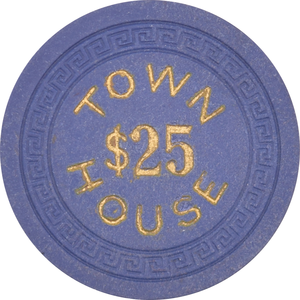 Town House Casino Elko Nevada $25 Chip 1950s