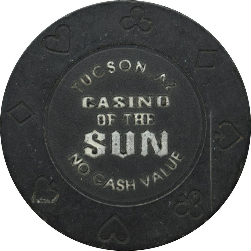 Casino of the Sun (Sol Casinos) Resort Tucson Arizona Black NCV Chip