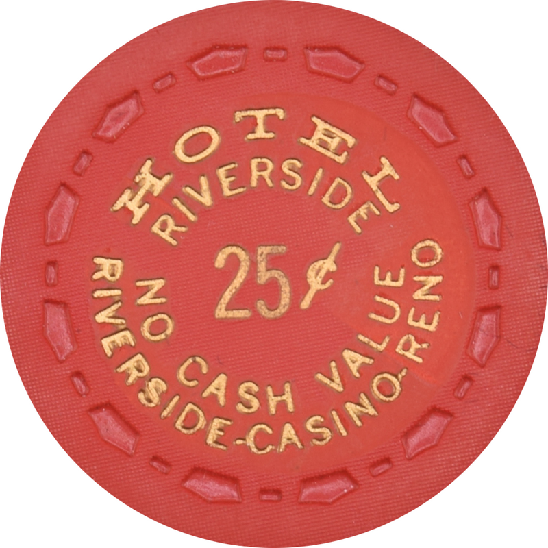 Riverside Casino Reno Nevada 25 Cent NCV Chip 1962