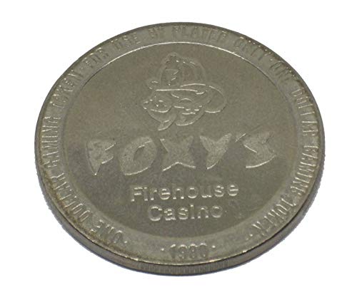 1980 Foxy's Firehouse $1 Casino Token Las Vegas NV Mint Like