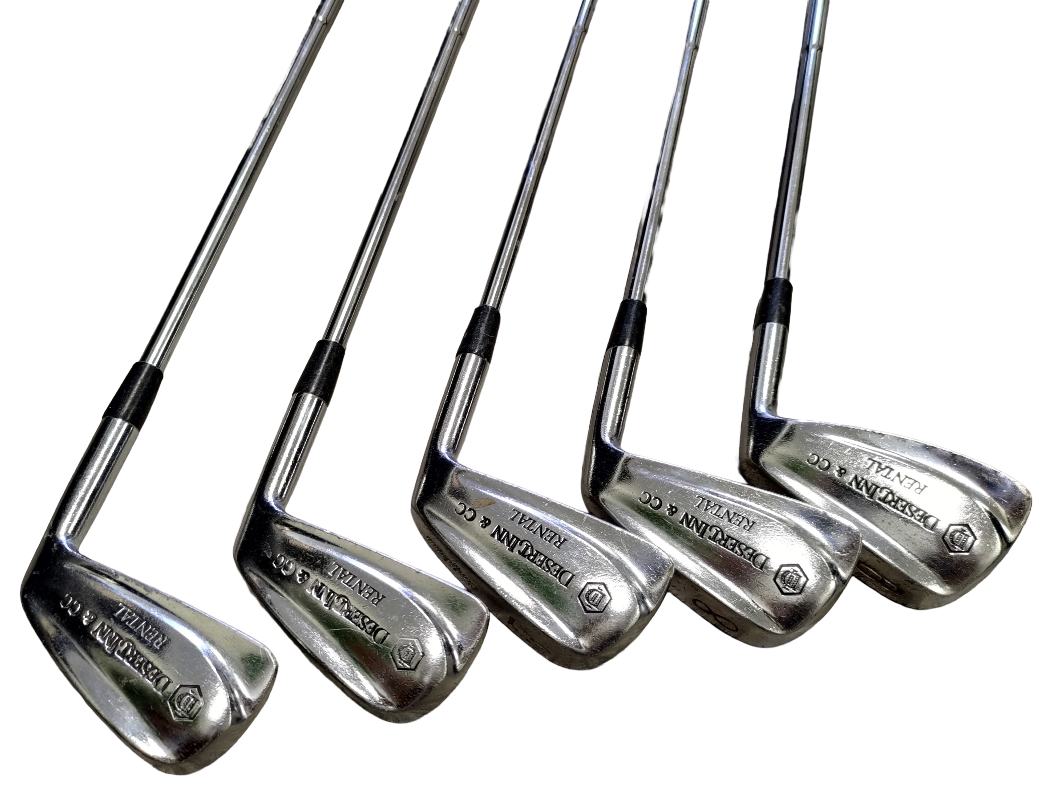 Desert Inn Country Club Casino Las Vegas Rental Golf Set of 5 Clubs Authentic Course Used
