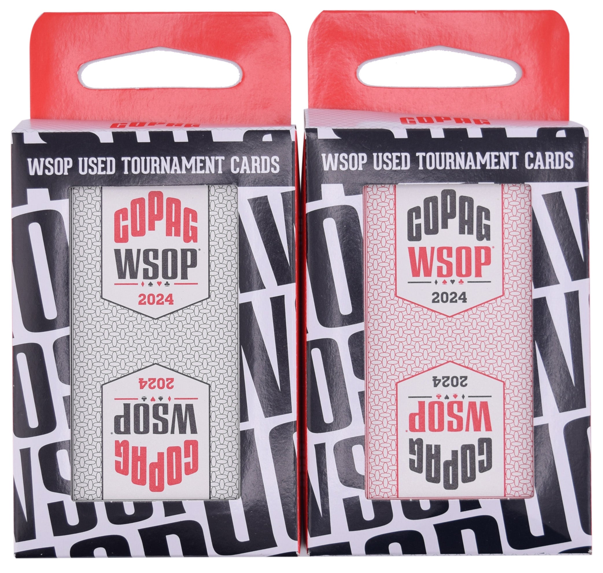 Copag WSOP 2024 Tournament Played 100% Plastic Playing Cards - Narrow Size (Bridge)