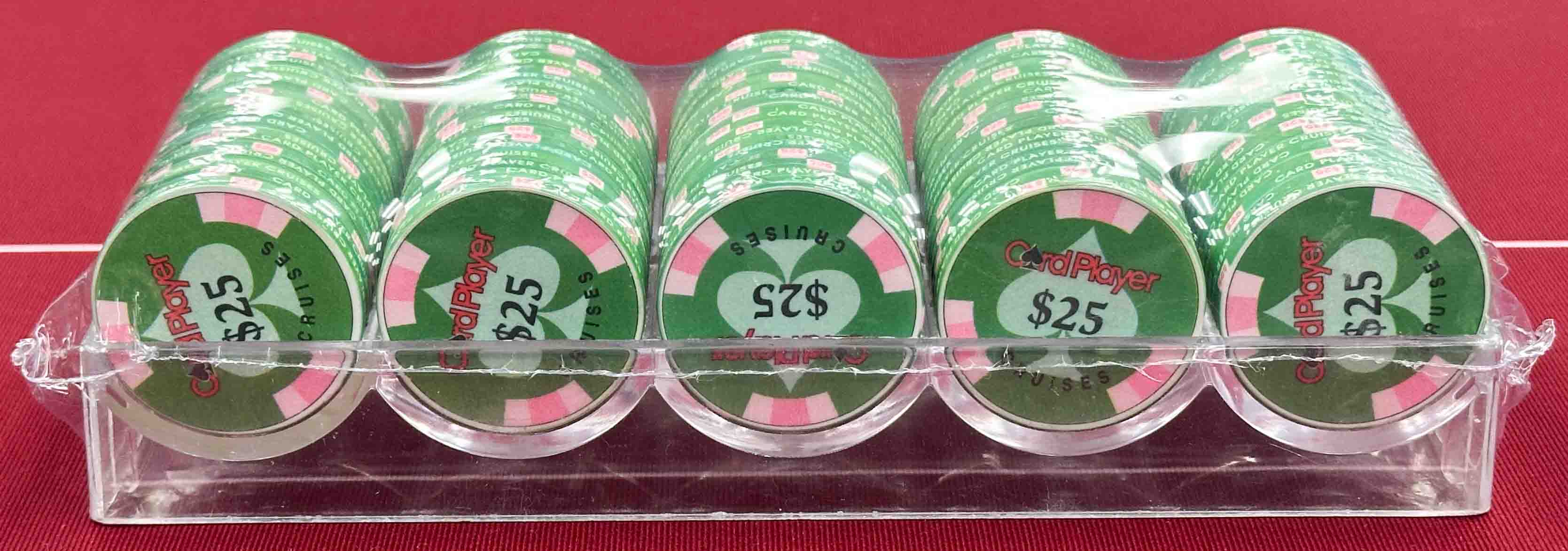 Card Player Cruises $25 Chip Rack (100 Chips)