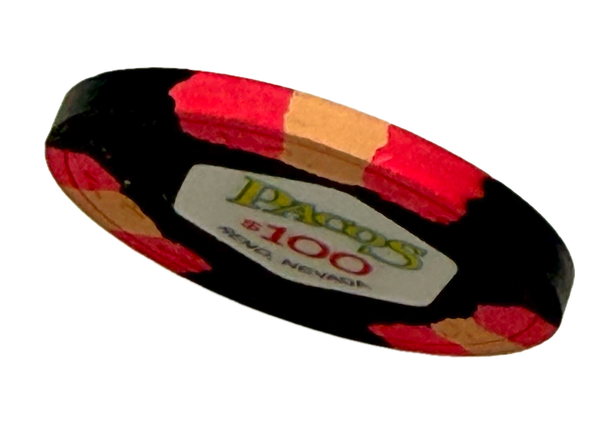Pacos Casino Reno NV $100 Chip 1989
