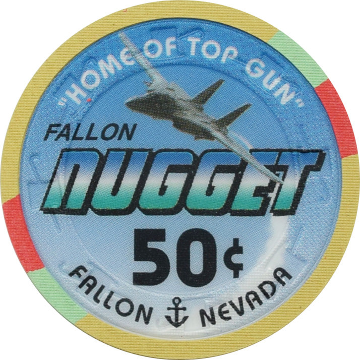 Fallon Nugget Casino Fallon Nevada 50 Cent Chip 1997