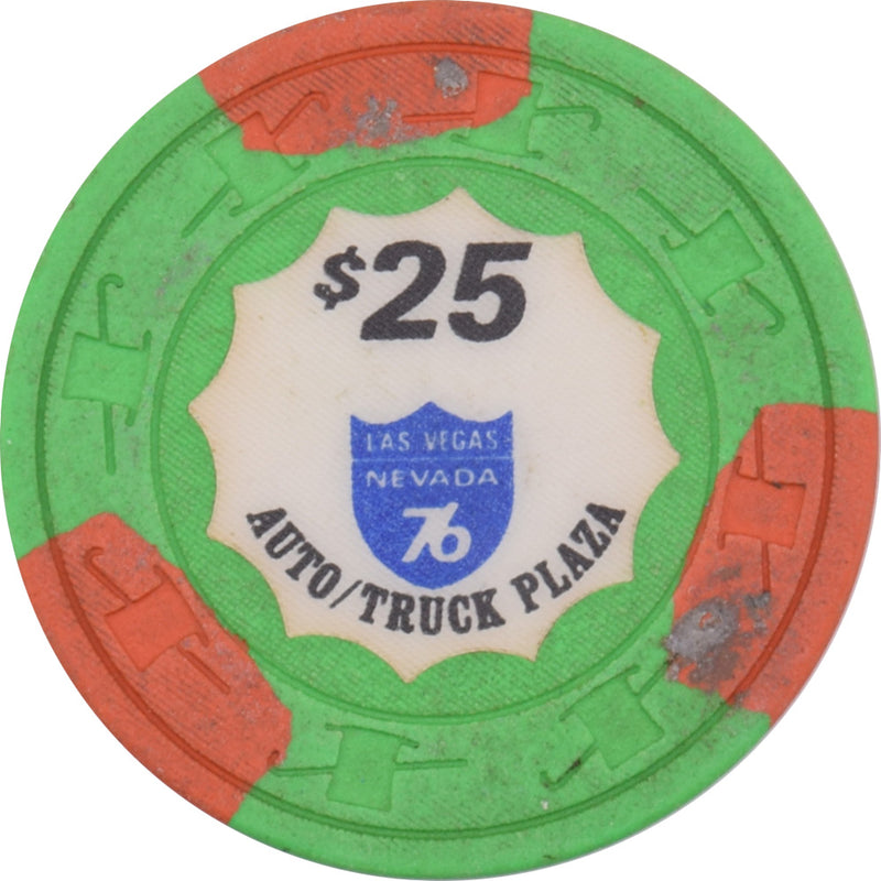 Auto Truck Plaza Casino Las Vegas Nevada $25 Chip 1973