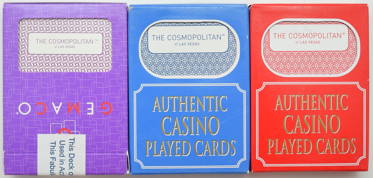 Cosmopolitan Casino Las Vegas Used Playing Cards