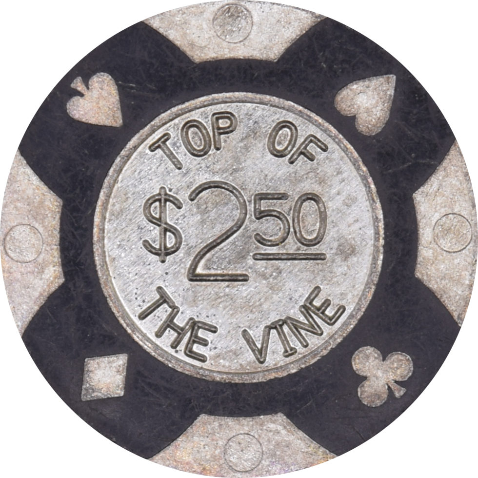 Top of the Vine Casino Lebec California $2.50 Chip