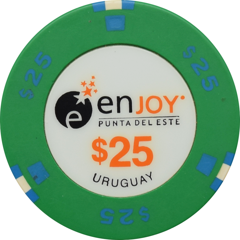 Enjoy Punta del Este Resort and Casino Punta del Este Uruguay $25 Chip