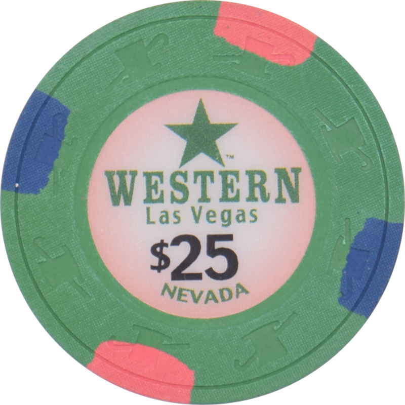 Western Casino Las Vegas Nevada $25 Chip 2008