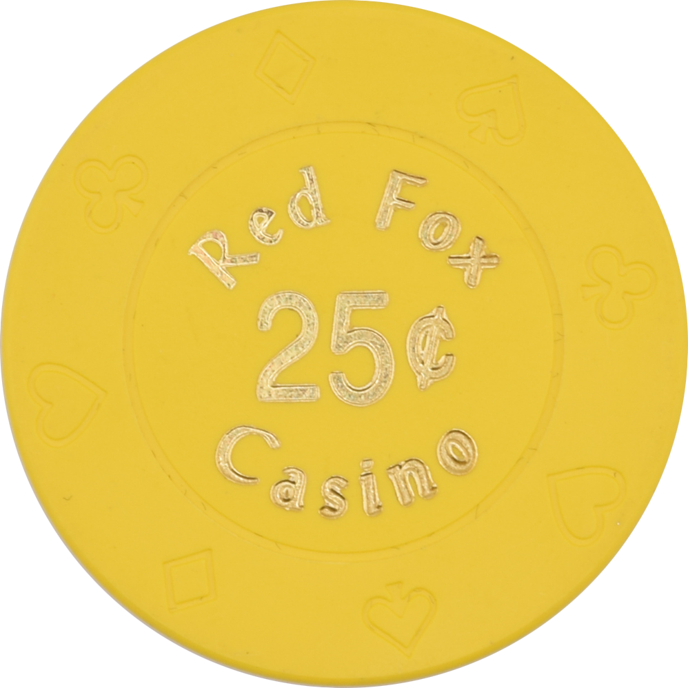 Red Fox Casino Laytonville California 25 Cent Chip