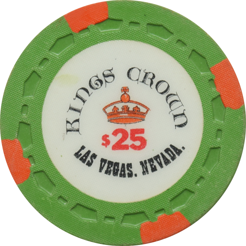 Kings Crown Casino Las Vegas Nevada $25 Chip 1980s