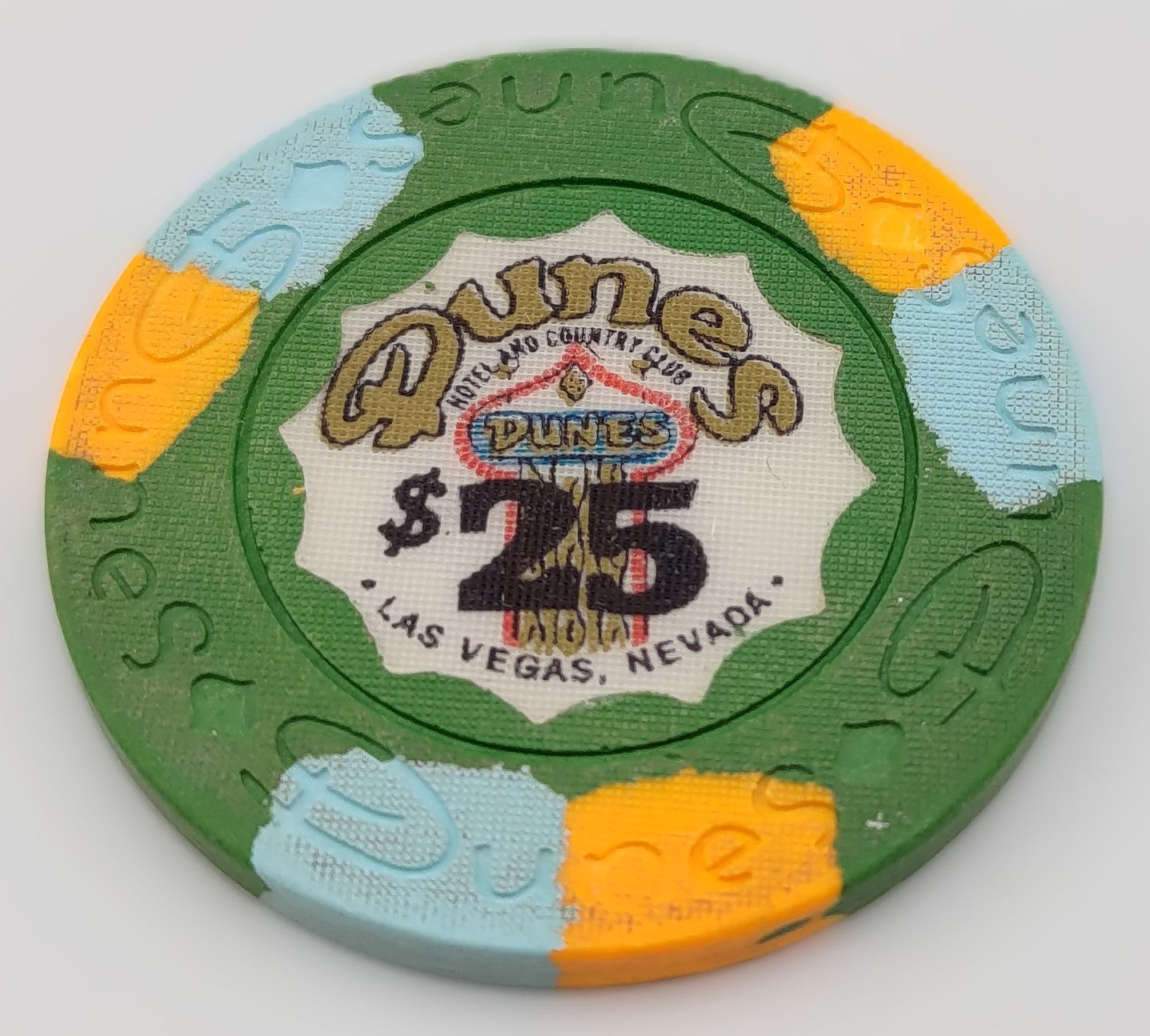 Dunes Casino Las Vegas Nevada $25 Chip 1983