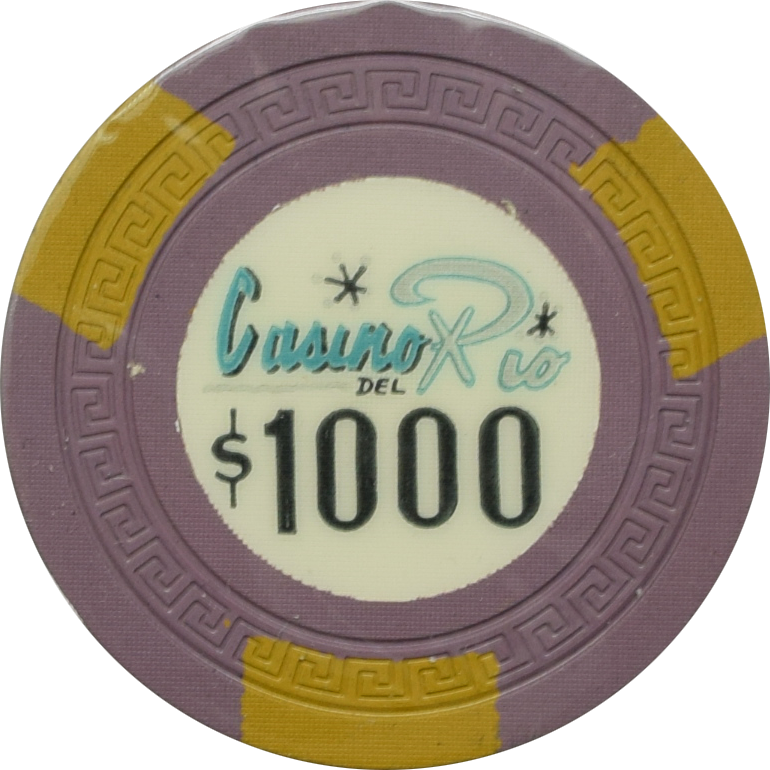 Casino Del Rio Habana Cuba $1000 Chip