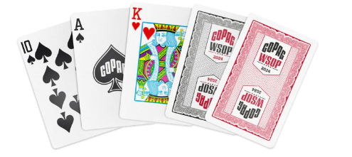 Copag WSOP 2024 Tournament Played 100% Plastic Playing Cards - Narrow Size (Bridge)