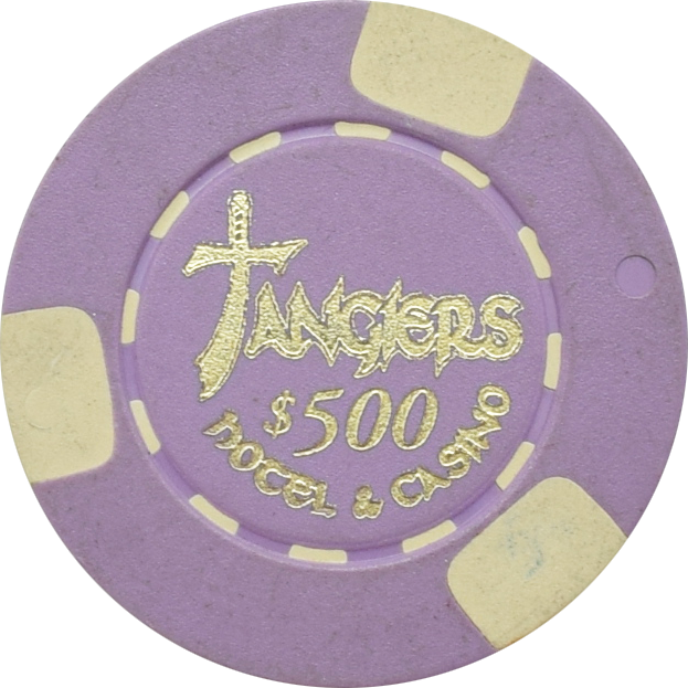 Tangiers Casino Movie Prop $500 Purple Chip 1995