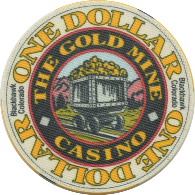Gold Mine Casino Black Hawk Colorado $1 Chip