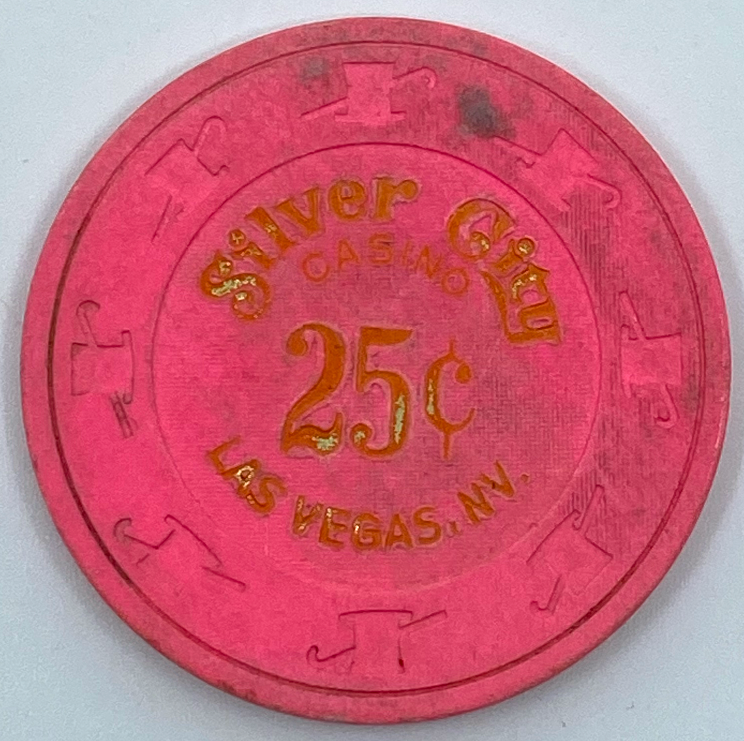 Silver City Casino Las Vegas Nevada 25 Cent Chip 1990s