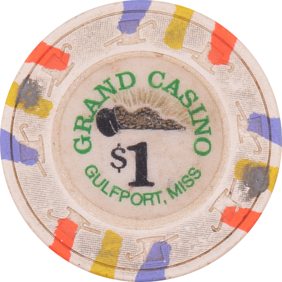 Grand Casino Gulfport Mississippi $1 Chip