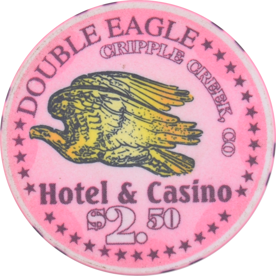 Double Eagle Hotel & Casino Cripple Creek Colorado $2.50 Chip