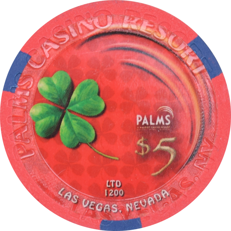 Palms Casino Las Vegas Nevada $5 St. Patrick's Day Chip 2011