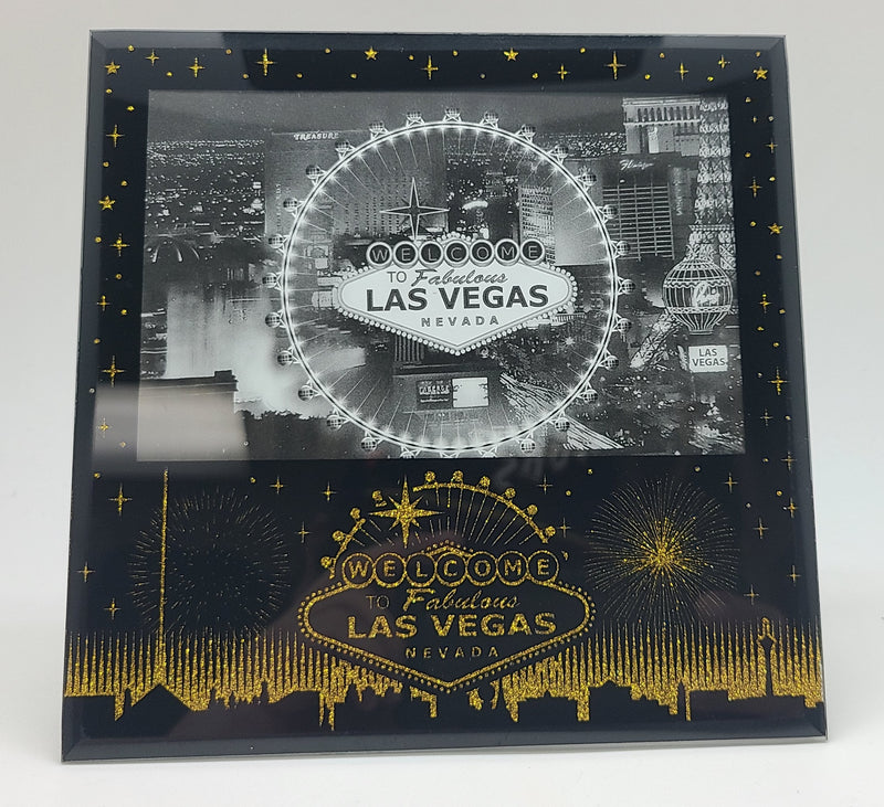 Las Vegas Sign Glitter Frame