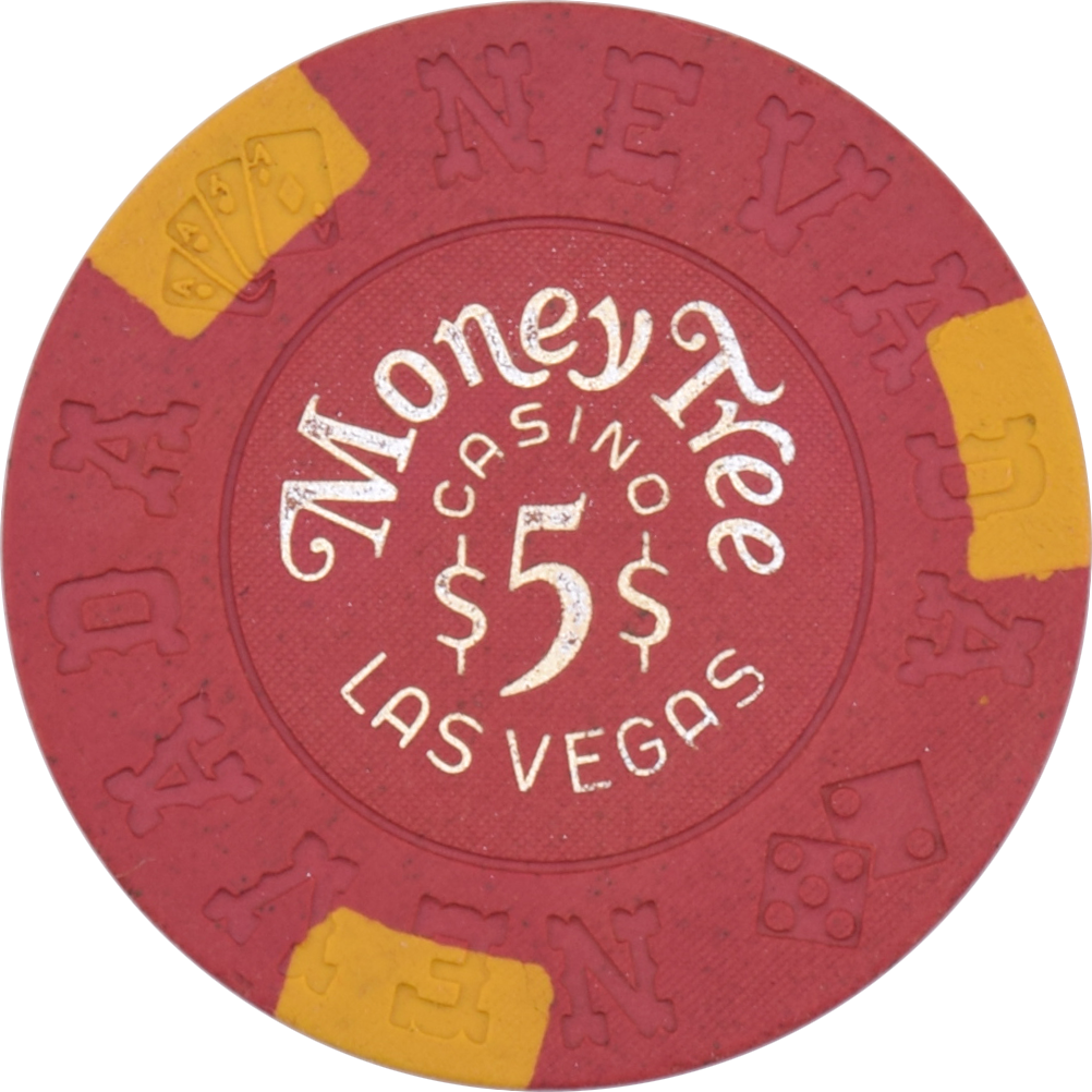 Money Tree Casino Las Vegas Nevada $5 Chip 1970s