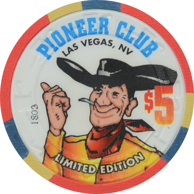 Pioneer Club Casino Las Vegas Nevada State of Nevada Founded 1864 Chip 1995