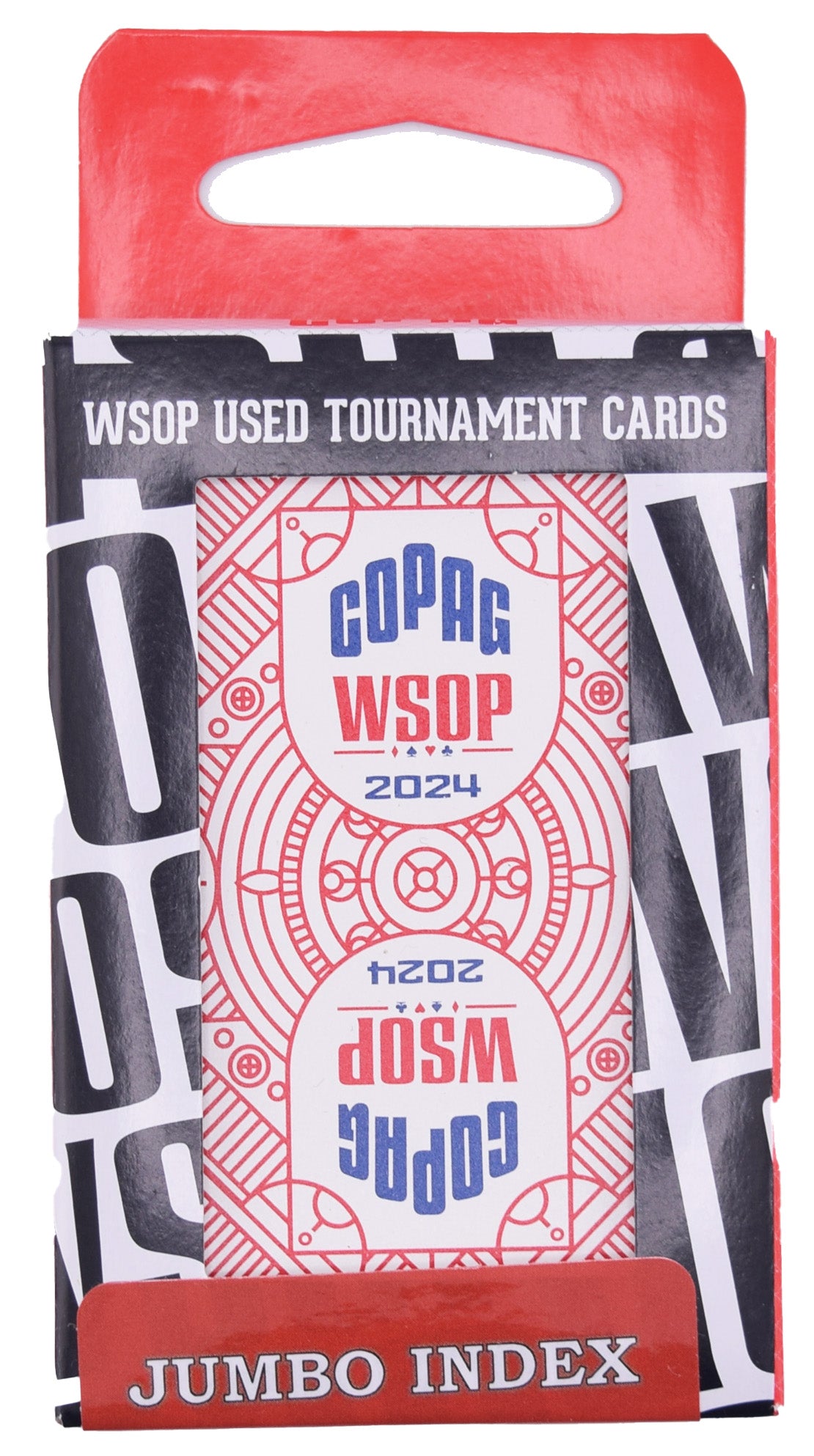 Copag WSOP 2024 Tournament Played 100% Plastic Playing Cards - Jumbo Index Narrow Size (Bridge)