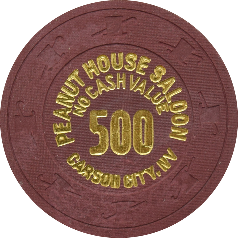 Artichoke Joe's Peanut House Saloon Casino Carson City Nevada 500 NCV Chip 1997