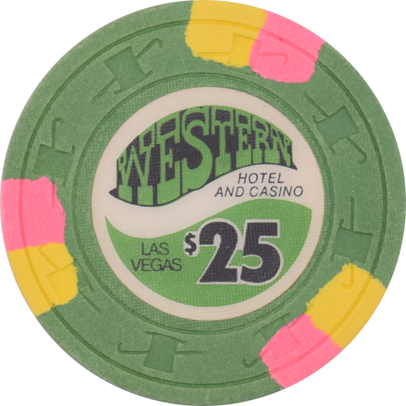 Western Casino Las Vegas Nevada $25 Chip 1971