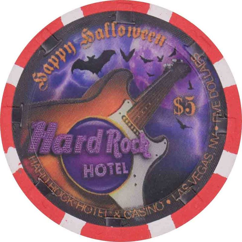 Hard Rock Casino Las Vegas Nevada $5 Halloween Chip 2010