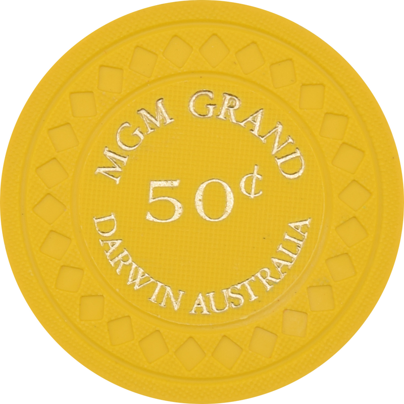 MGM Grand Casino Darwin NT Australia 50 Cent Chip