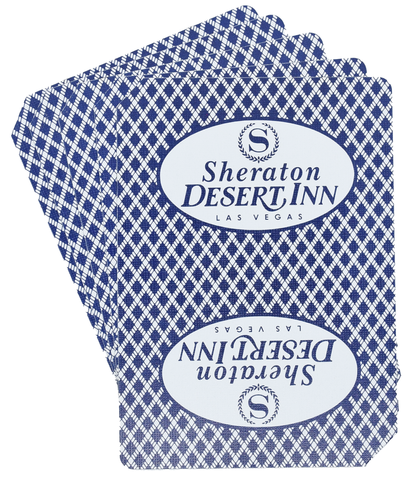 Sheraton Desert Inn Casino Las Vegas Nevada Used Blue Playing Card Deck