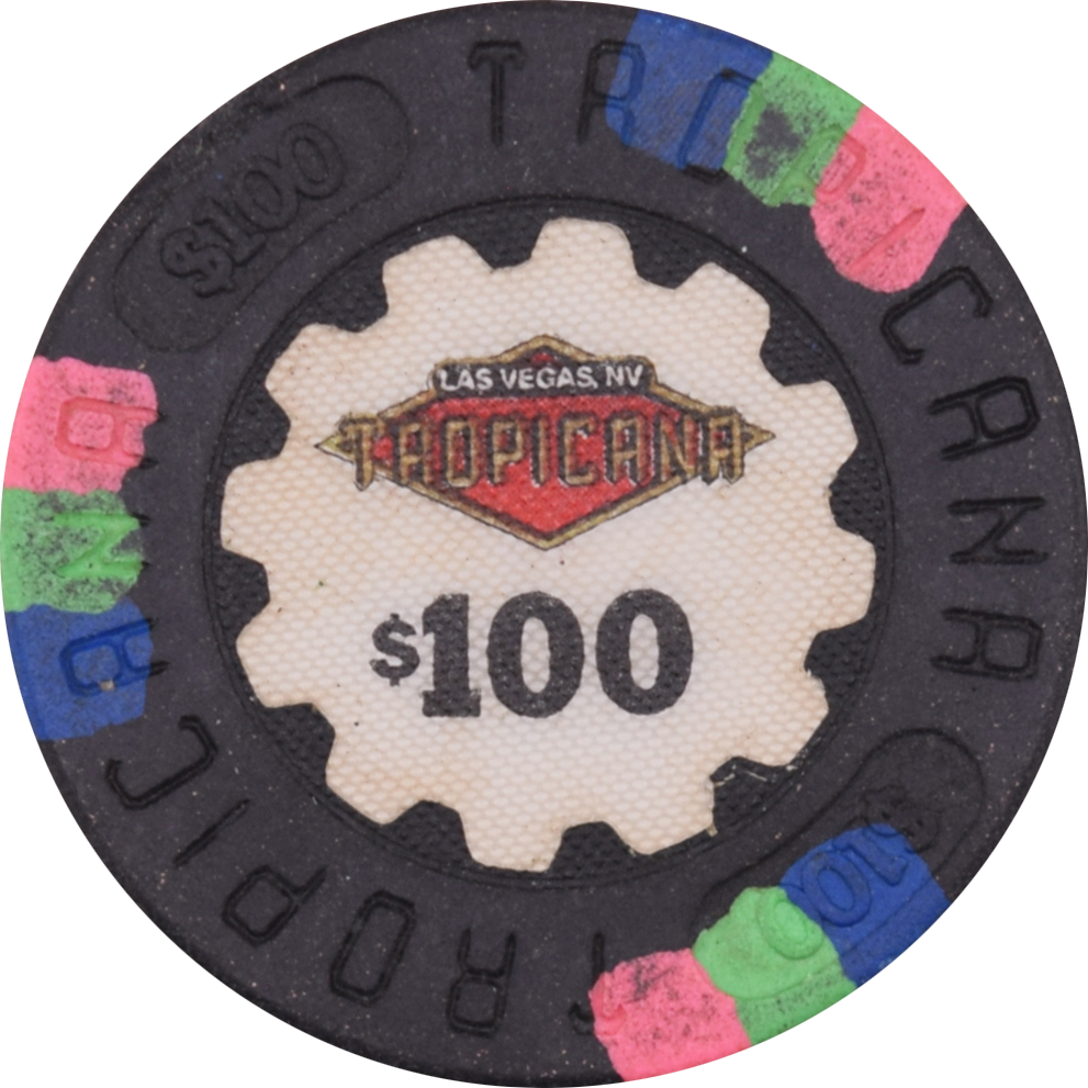 Tropicana Casino Las Vegas Nevada $100 Chip 1992