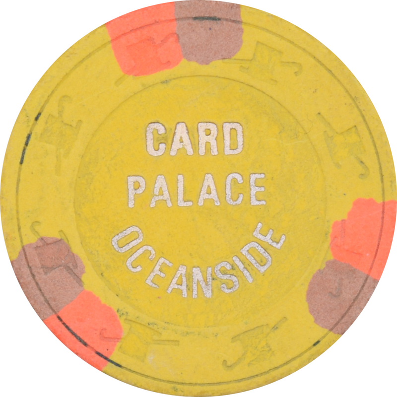 Card Palace Casino Oceanside California $5 Chip