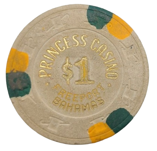 Princess Casino Freeport Bahamas $1 Chip