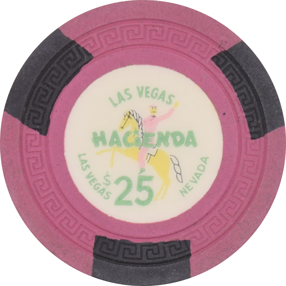 Hacienda Casino Las Vegas Nevada  $25 Chip 1958